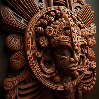 3D model aztec (STL)